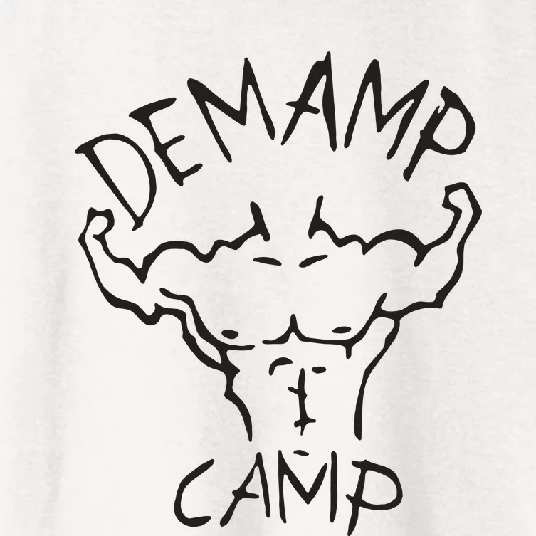 Adam Devine Workaholic Demamp Camp Women's Crop Top Tee