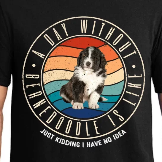 A Day Without Bernedoodle Is Like Cool Gift Pajama Set