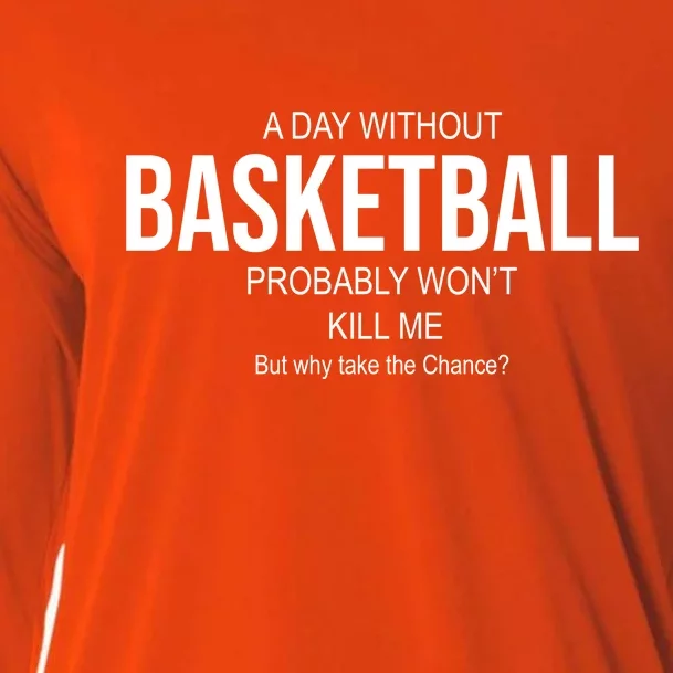 A Day Without Basketball Cooling Performance Long Sleeve Crew