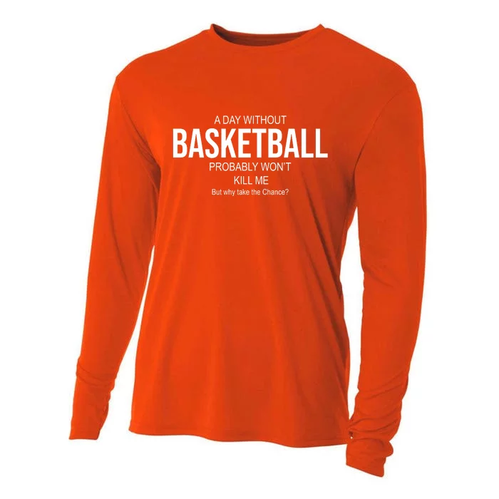 A Day Without Basketball Cooling Performance Long Sleeve Crew