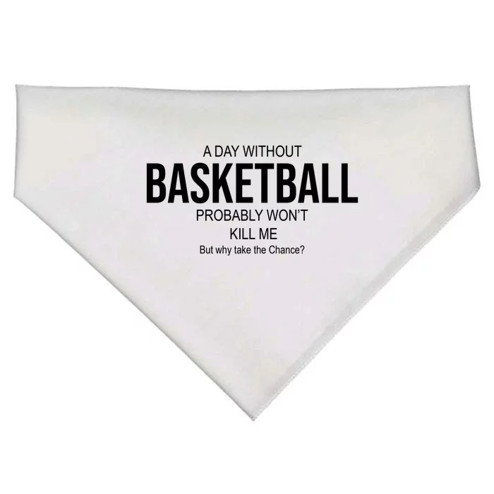 A Day Without Basketball USA-Made Doggie Bandana