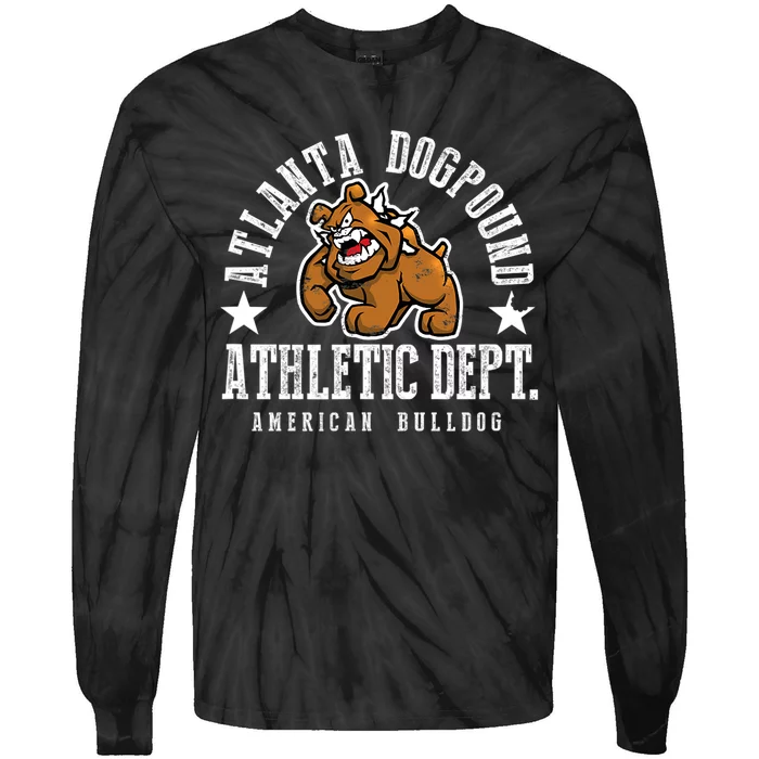 ATLANTA Dogpound Workout Excercise Lover Dog Owner Tie-Dye Long Sleeve Shirt