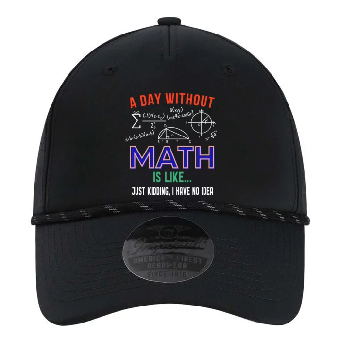 A Day Without Math Is Like Math Gift Performance The Dyno Cap