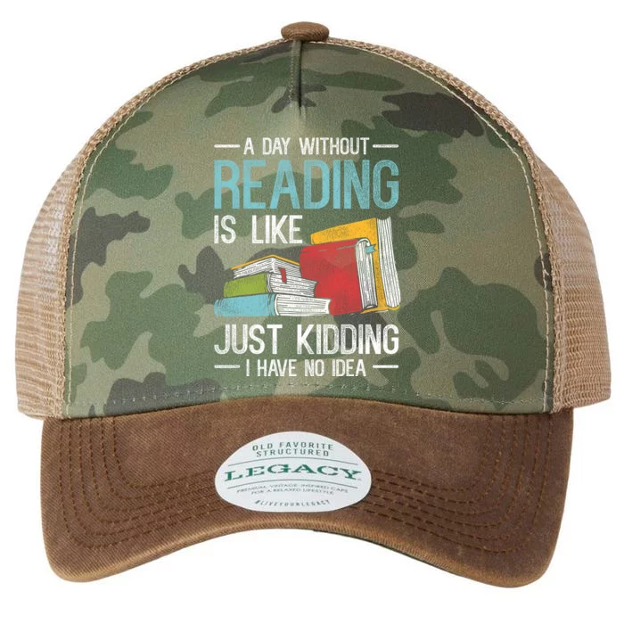 A Day Without Reading Is Like I Have No Idea Reading Legacy Tie Dye Trucker Hat