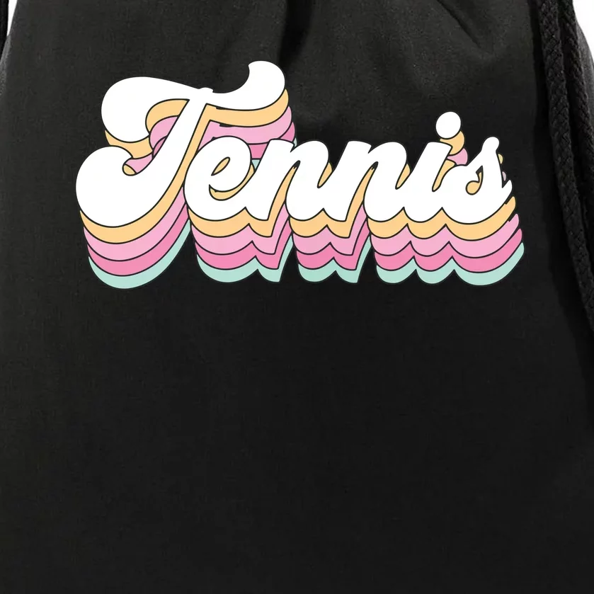 A Day Without Tennis Funny Tennis Player Tennis Coach Drawstring Bag