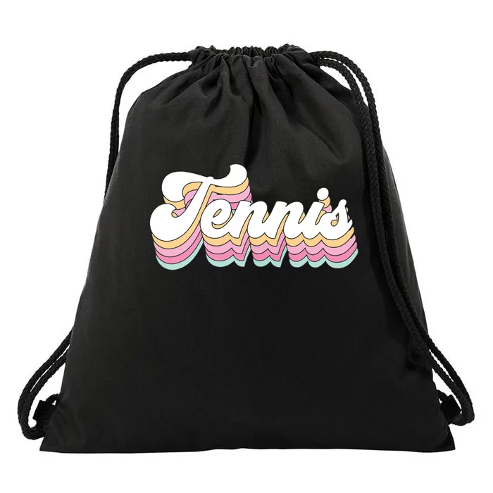 A Day Without Tennis Funny Tennis Player Tennis Coach Drawstring Bag