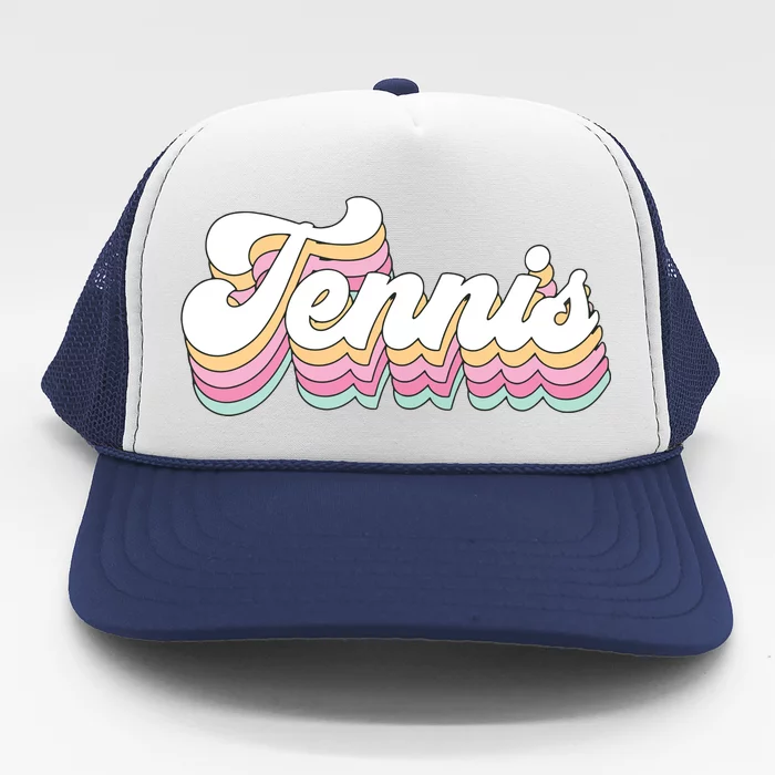 A Day Without Tennis Funny Tennis Player Tennis Coach Trucker Hat