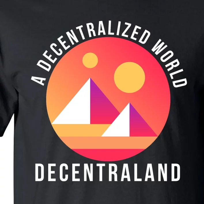 A Decentralized World Decentraland, MANA Tall T-Shirt