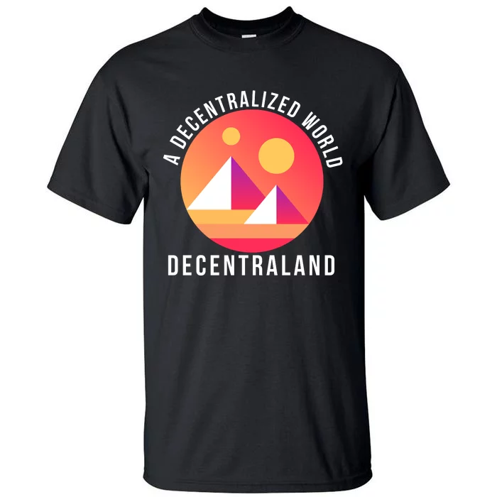 A Decentralized World Decentraland, MANA Tall T-Shirt