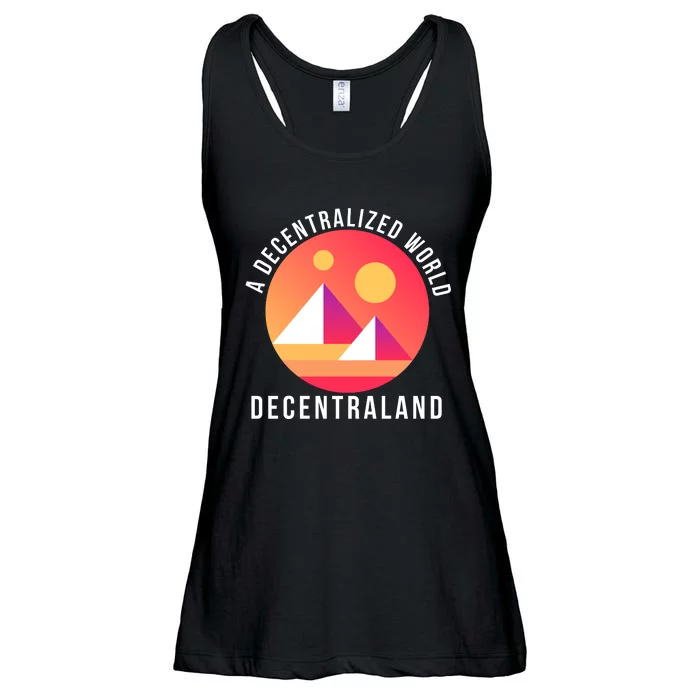 A Decentralized World Decentraland, MANA Ladies Essential Flowy Tank