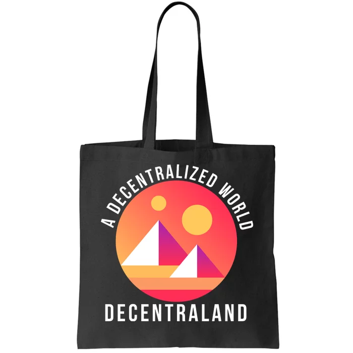 A Decentralized World Decentraland, MANA Tote Bag