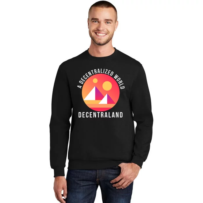 A Decentralized World Decentraland, MANA Tall Sweatshirt