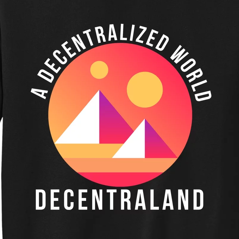 A Decentralized World Decentraland, MANA Tall Sweatshirt