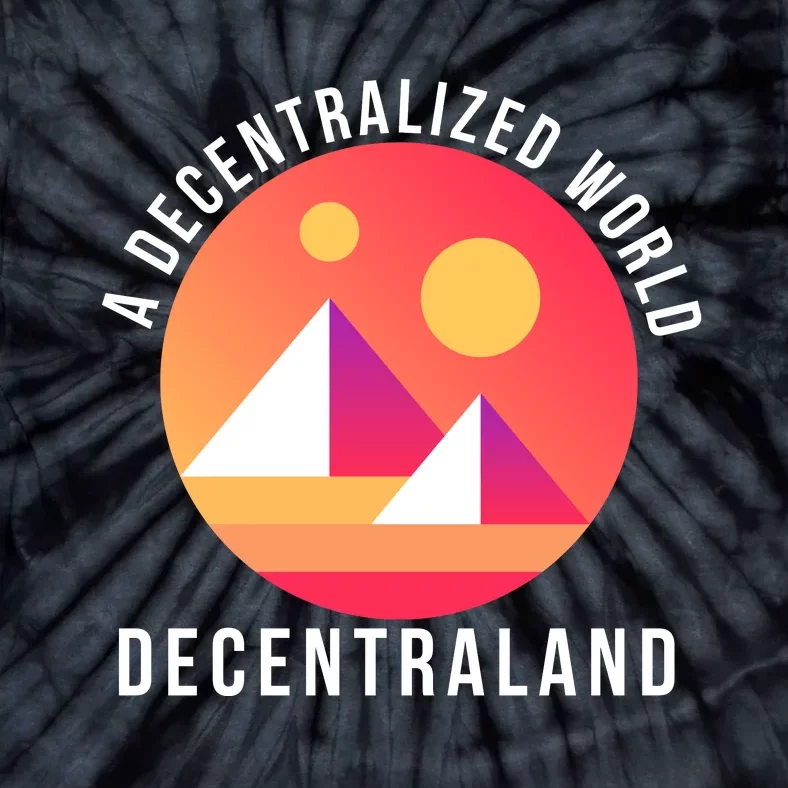 A Decentralized World Decentraland, MANA Tie-Dye T-Shirt