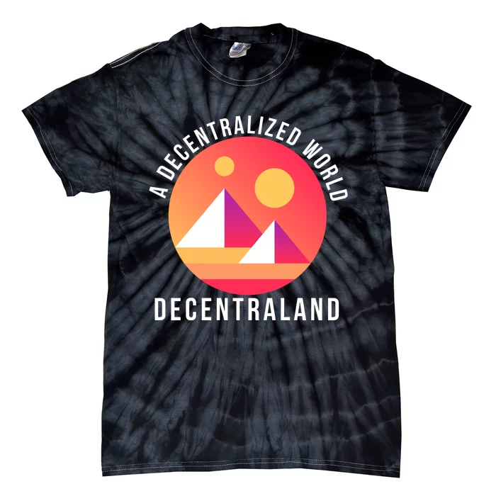 A Decentralized World Decentraland, MANA Tie-Dye T-Shirt