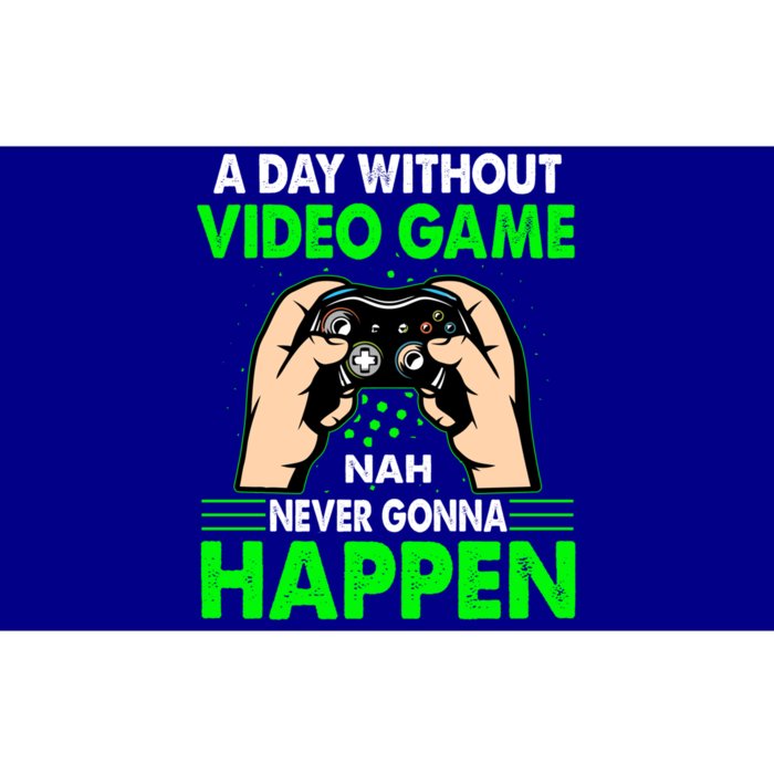 A Day Without Video Games Cute Gift And Gamer Gaming Gift Bumper Sticker