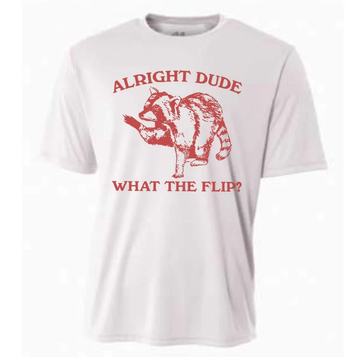 Alright Dude What The Flip Cooling Performance Crew T-Shirt