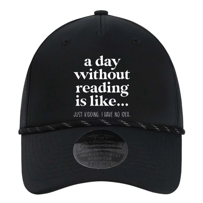 A Day Without Reading Performance The Dyno Cap