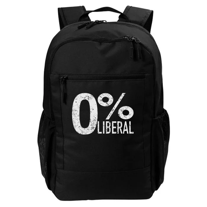 Antiliberal Democrat Zero Percent Liberal Trump Daily Commute Backpack