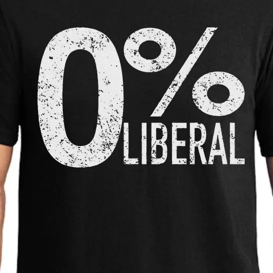 Antiliberal Democrat Zero Percent Liberal Trump Pajama Set