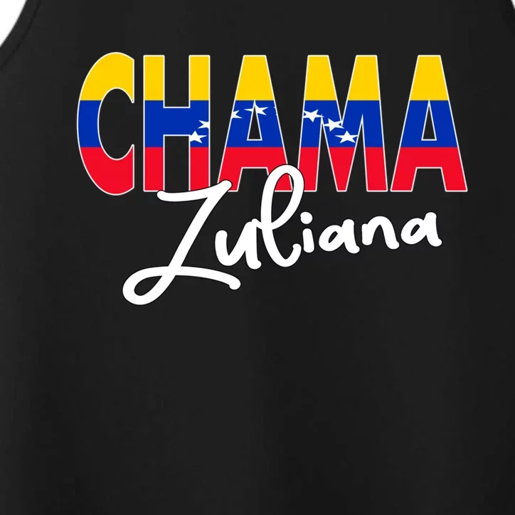 Artistic Design Zulia Chama Zuliana Flannel Venezuela Gift Performance Tank