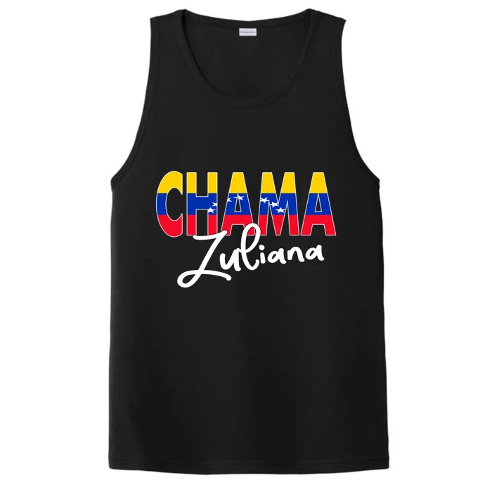 Artistic Design Zulia Chama Zuliana Flannel Venezuela Gift Performance Tank