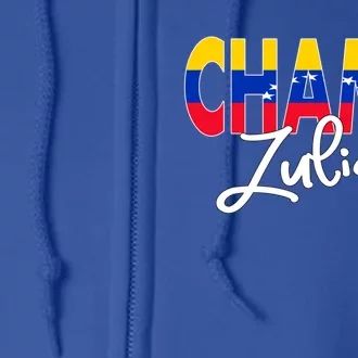 Artistic Design Zulia Chama Zuliana Flannel Venezuela Gift Full Zip Hoodie