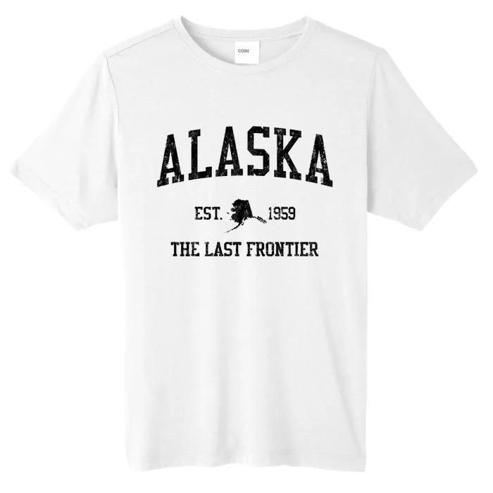 Alaska Est 1959 The Last Frontier Vintage Sports Design ChromaSoft Performance T-Shirt