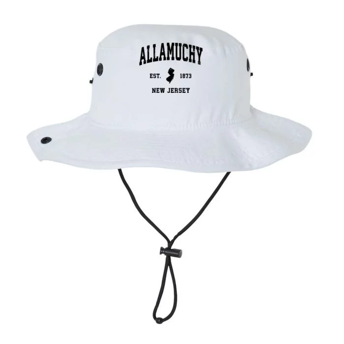 Allamuchy Est 1873 New Jersey Nj Vintage Athletic Sports Design Legacy Cool Fit Booney Bucket Hat