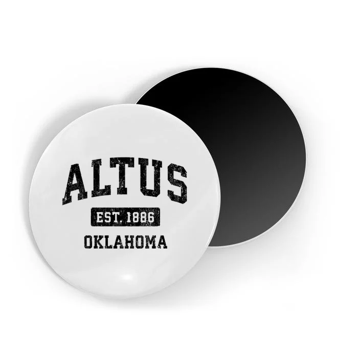 Altus Est 1886 Oklahoma Ok Vintage Sports Design Magnet