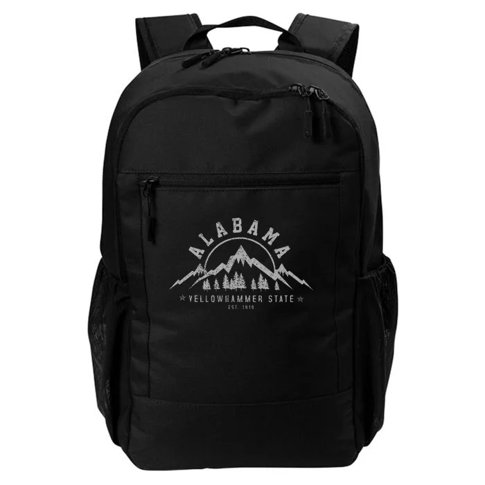 Alabama Est 1819 Yellowhammer State Mountains Pride Daily Commute Backpack