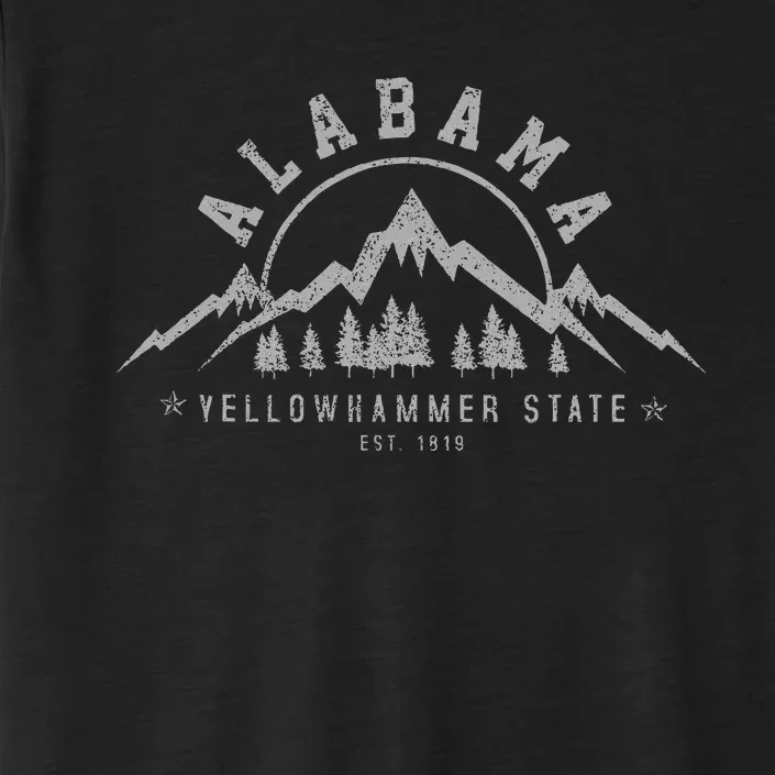 Alabama Est 1819 Yellowhammer State Mountains Pride ChromaSoft Performance T-Shirt