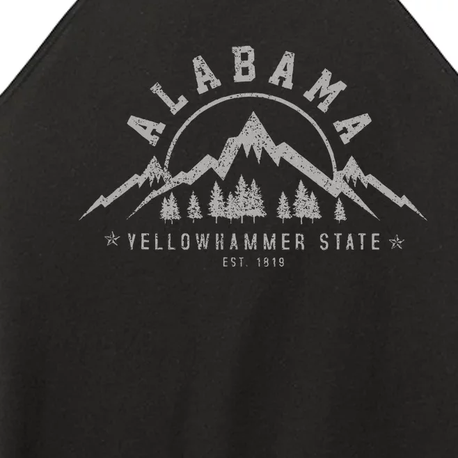 Alabama Est 1819 Yellowhammer State Mountains Pride Women’s Perfect Tri Rocker Tank