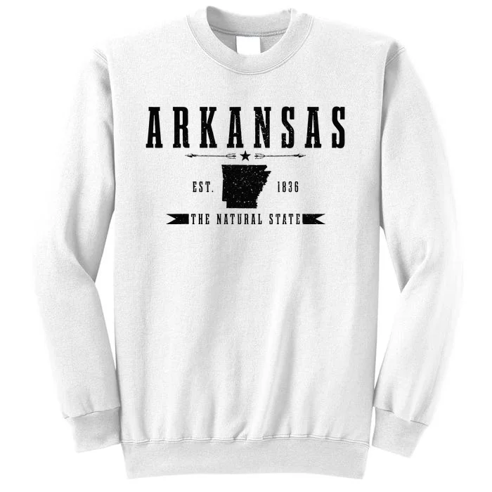 Arkansas Est. 1836 Natural State Vintage Sweatshirt