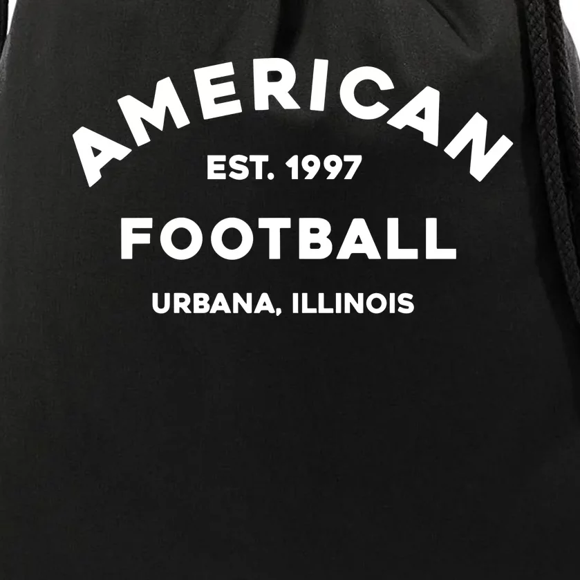 American Est. 1997 Football Urbana Illinios Drawstring Bag