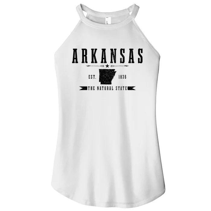 Arkansas Est. 1836 Natural State Vintage Women’s Perfect Tri Rocker Tank