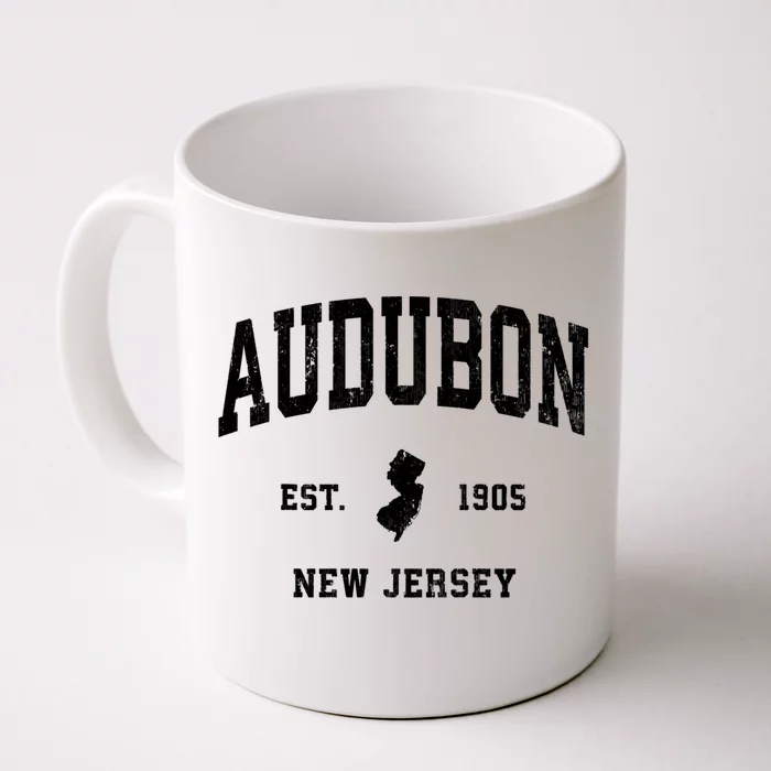 Audubon Est 1905 New Jersey Nj Vintage Athletic Sports Design Front & Back Coffee Mug