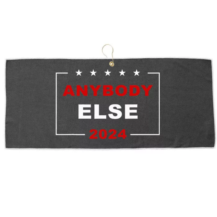 Anybody Else 2024 – Usa Presidential Election Humor Large Microfiber Waffle Golf Towel