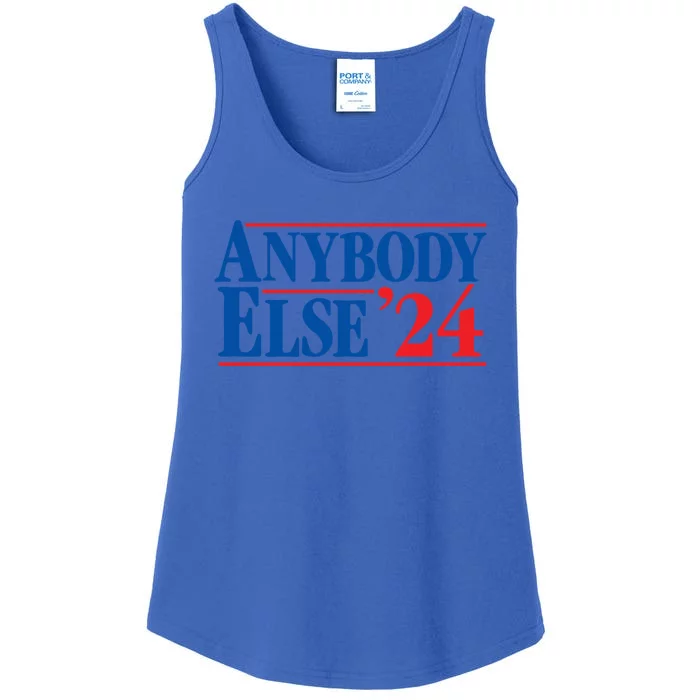 Anybody Else 24 Election 2024 Anti Biden Trump Desantis Vote Funny Gift Ladies Essential Tank