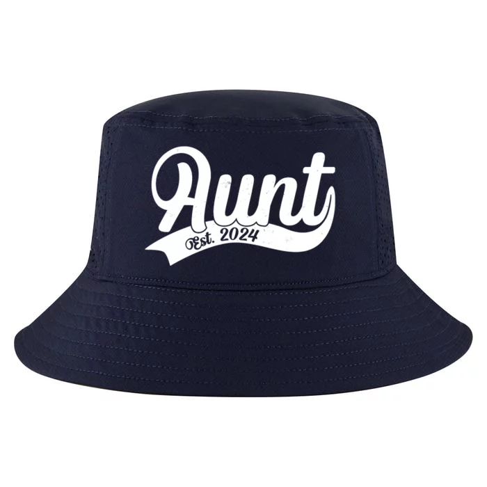 Aunt Est. 2024 New Baby Niece Nephew Cool Comfort Performance Bucket Hat