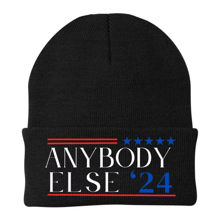 Anybody Else 24 Election Year 2024 Funny Not Funny Knit Cap Winter Beanie