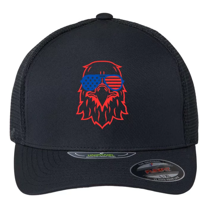 American Eagle 4th Of July Festive Flexfit Unipanel Trucker Cap