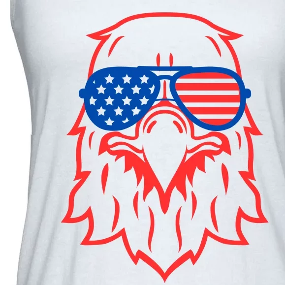 American Eagle 4th Of July Festive Ladies Essential Flowy Tank