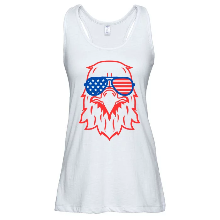 American Eagle 4th Of July Festive Ladies Essential Flowy Tank