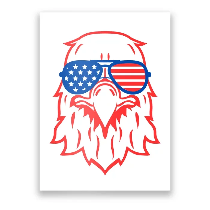 American Eagle 4th Of July Festive Poster