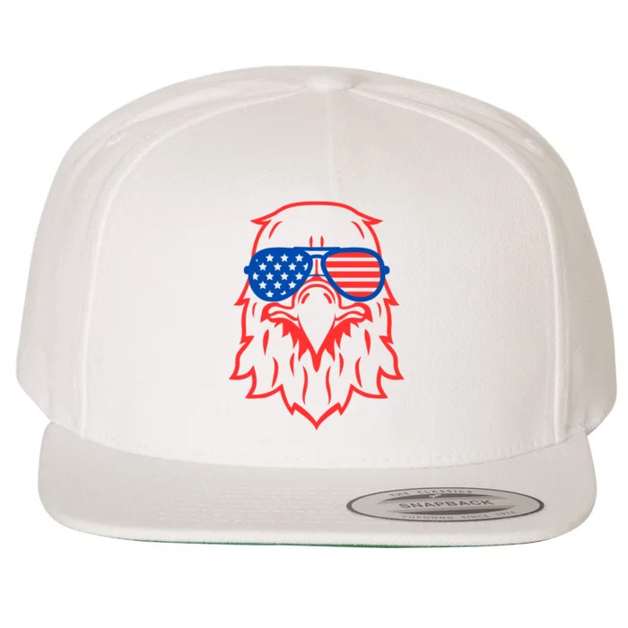 American Eagle 4th Of July Festive Wool Snapback Cap