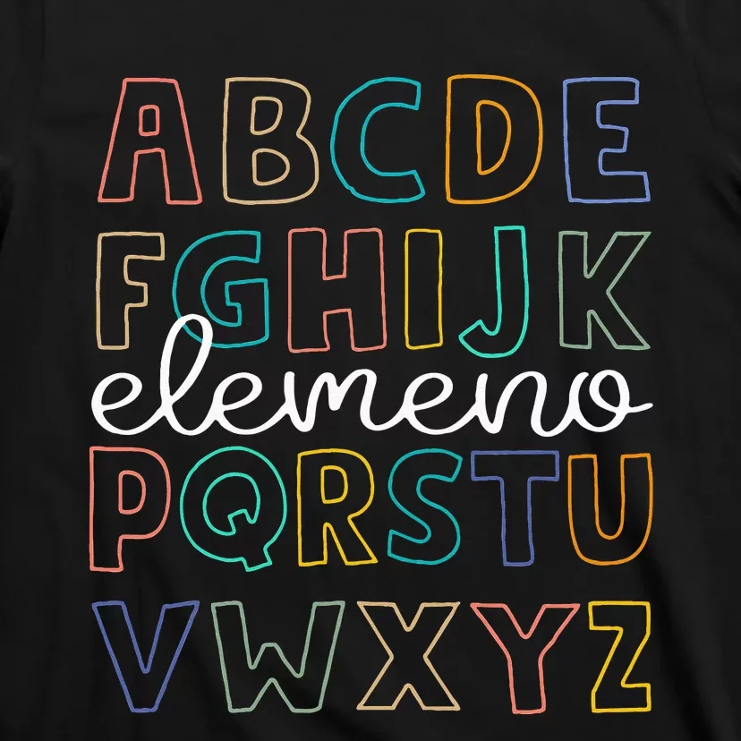 ABC Elemeno Alphabet Kindergarten Teachers Back to School T-Shirt