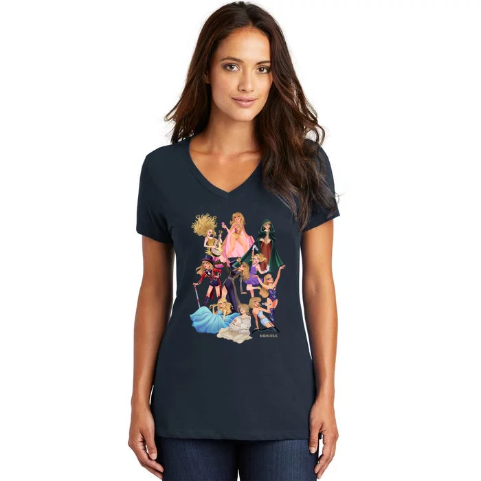 All Eras Women's V-Neck T-Shirt