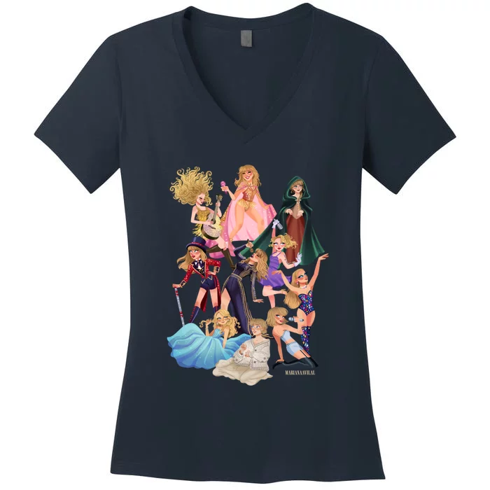 All Eras Women's V-Neck T-Shirt