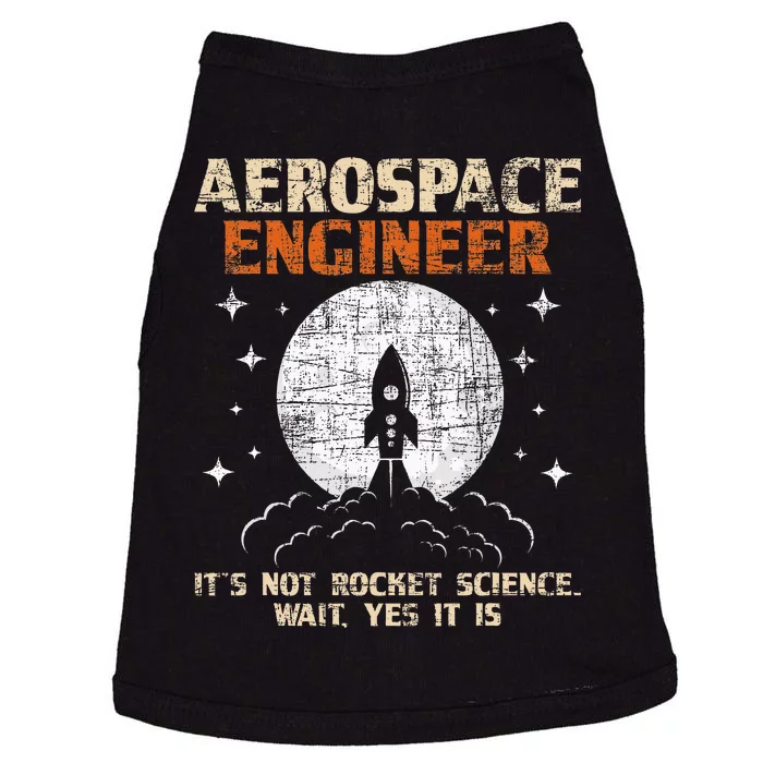 Aerospace Engineer Aeronautical Engineering Aviation Lover Doggie Tank